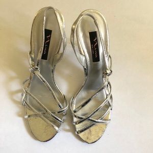 Nina Silver Sandals